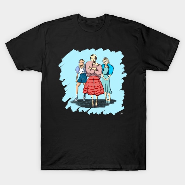 Scream Queens Idiot Hookers T-Shirt by hollydoesart